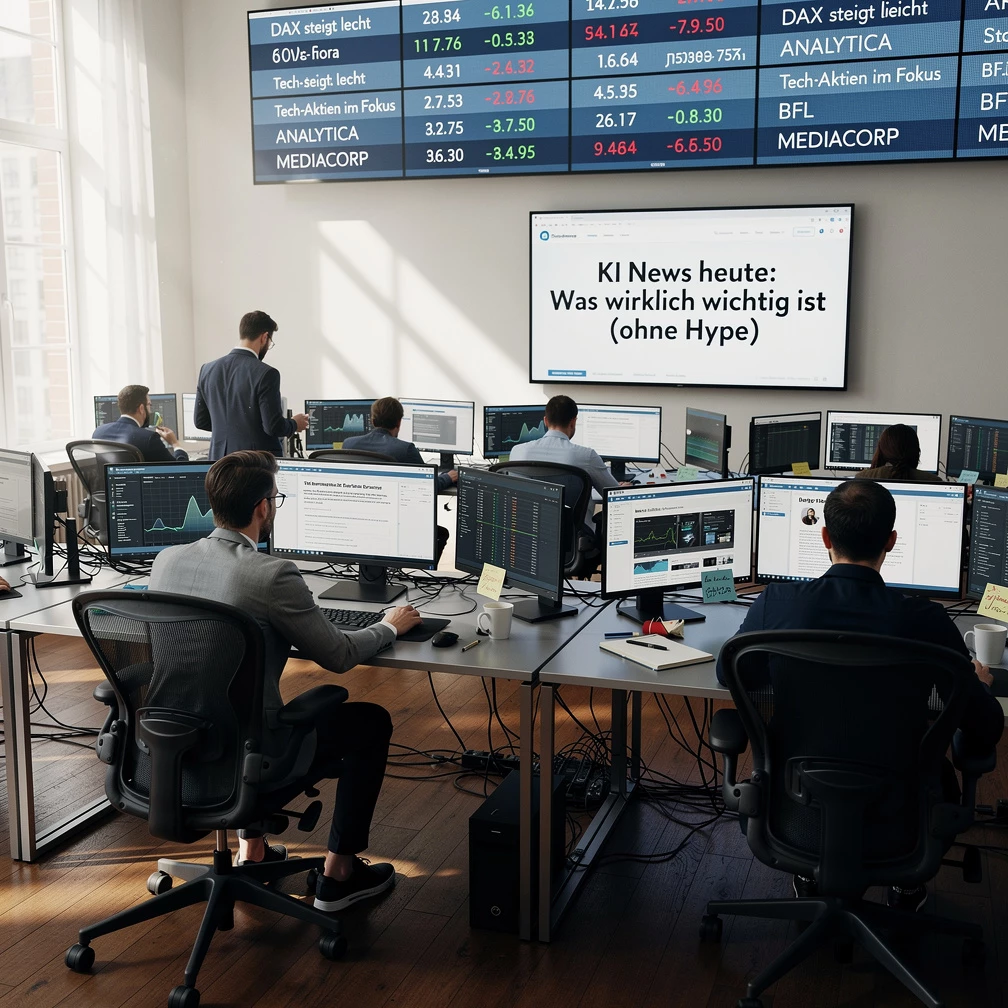 KI News heute: Was wirklich wichtig ist (ohne Hype)