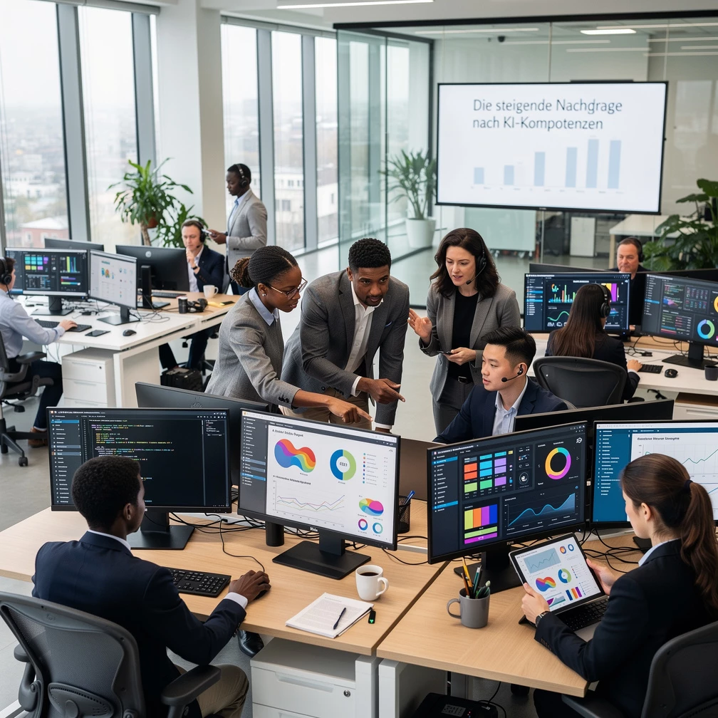 Warum steigt die Nachfrage der Unternehmen nach KI-Fähigkeiten rasant?