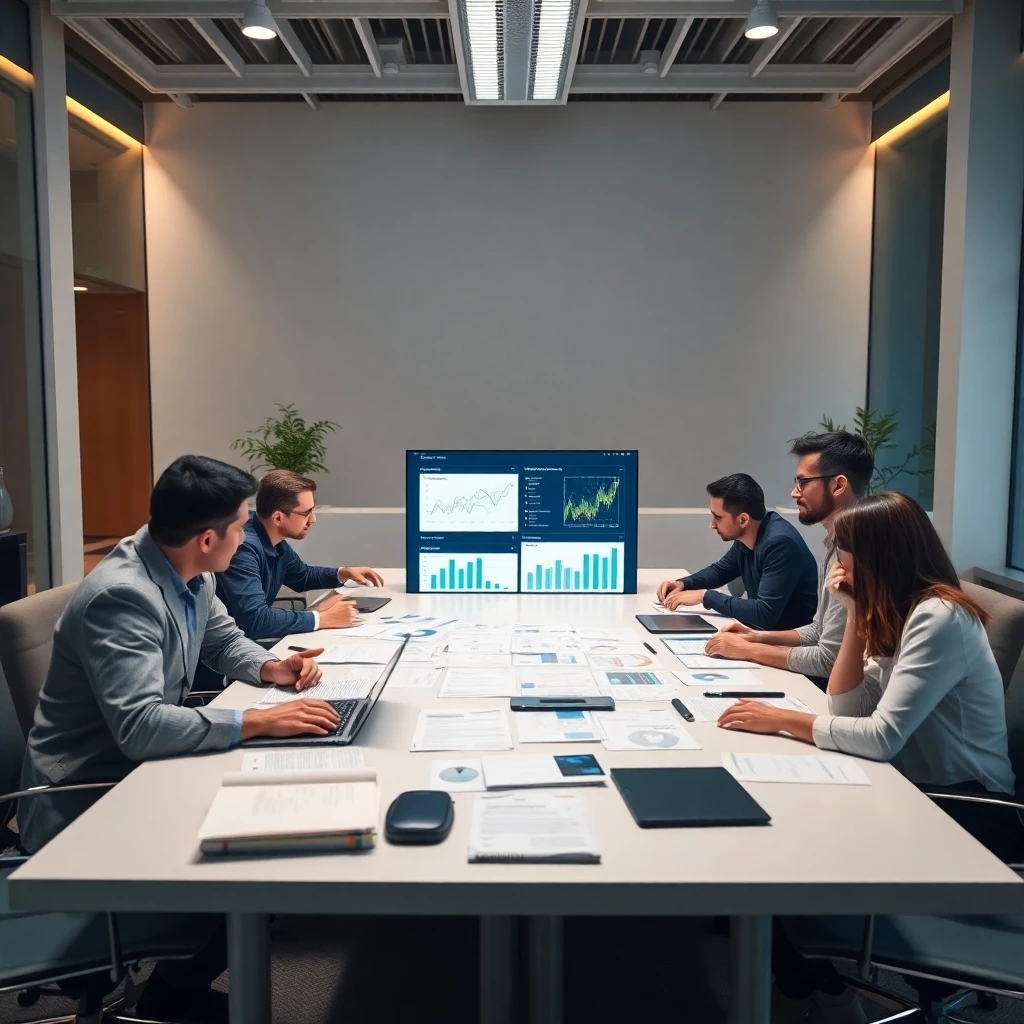 Moderner Büroalltag im digitalen Zeitalter