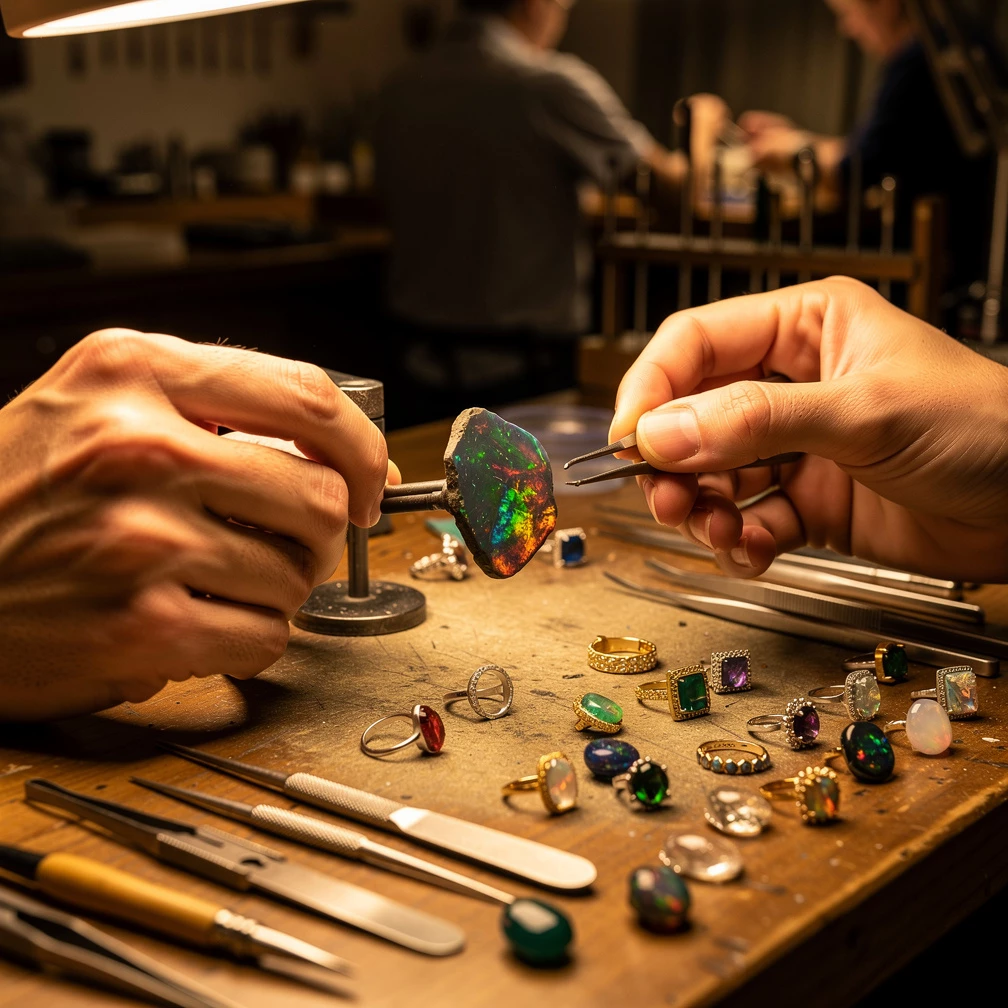 Vom Opal zum Schmuckst&uuml;ck: Die Verwandlung eines Edelsteins