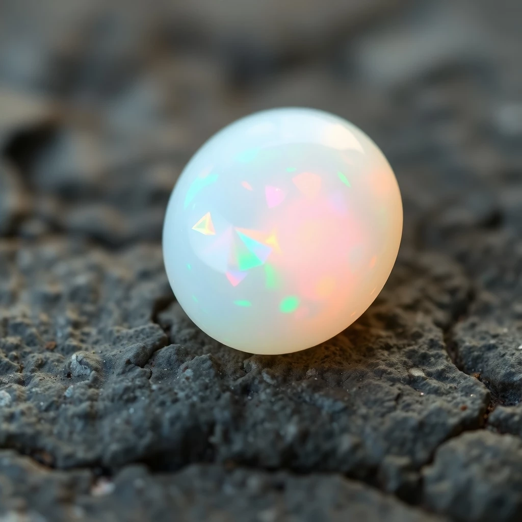 Weißer Opal