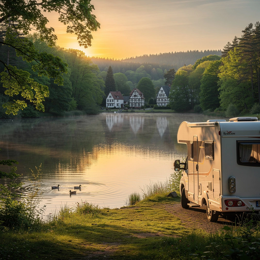 Wohnmobilreise Bergisches Land &ndash; Freiheit erleben zwischen Seen, Wald & Fachwerk