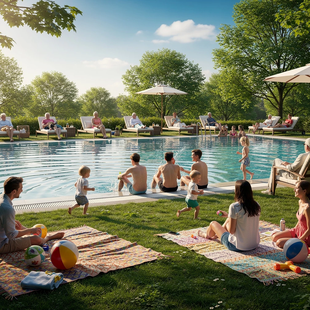 Naturfreibad Mettmann: Schwimmen im Stadtwald erleben