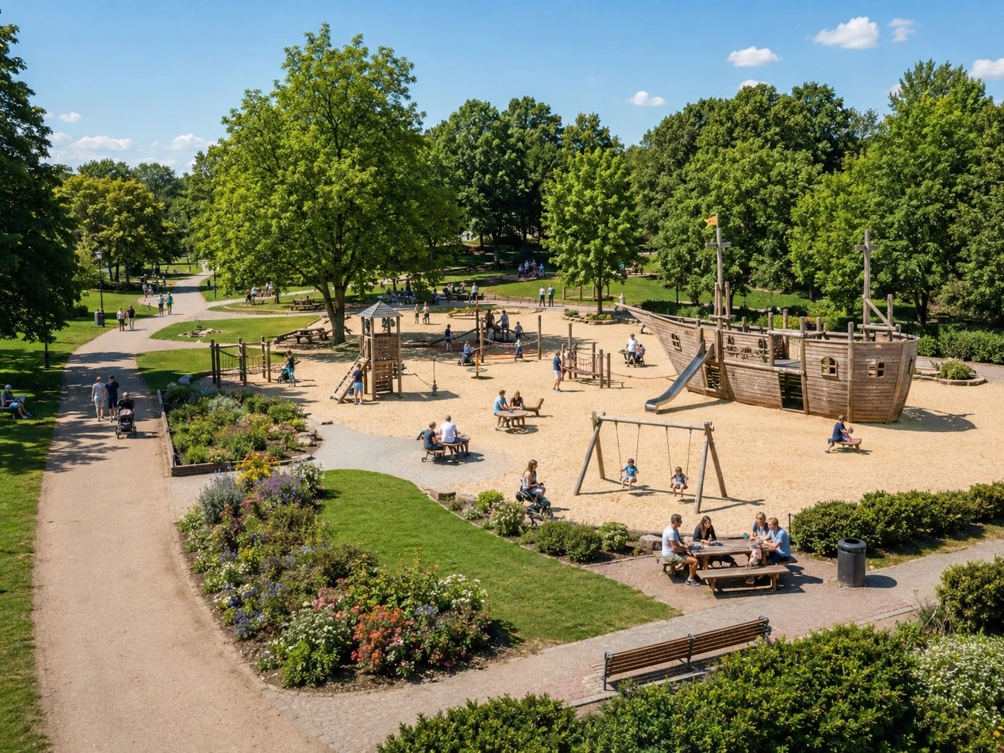 Herminghauspark Velbert: Oase f&uuml;r Freizeit, Tiere und Erholung
