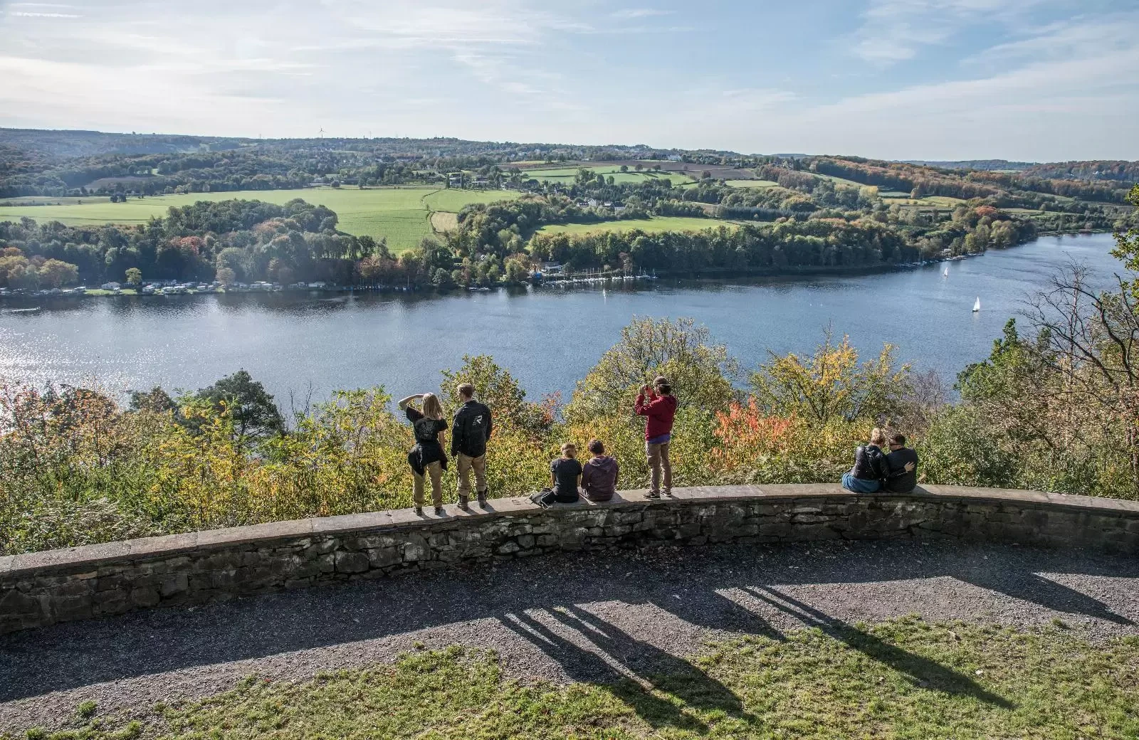 Korte Klippe: Aussichtspunkt mit Weitblick am Baldeneysee