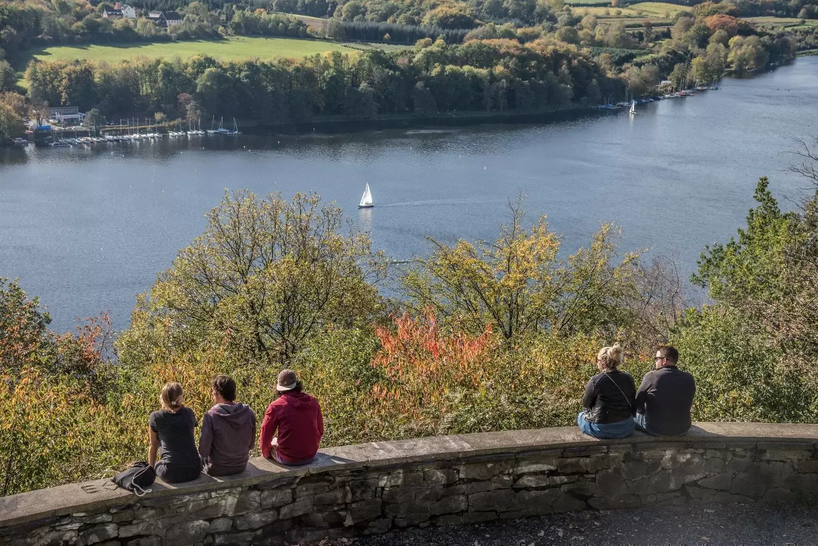 Korte Klippe: Aussichtspunkt mit Weitblick am Baldeneysee
