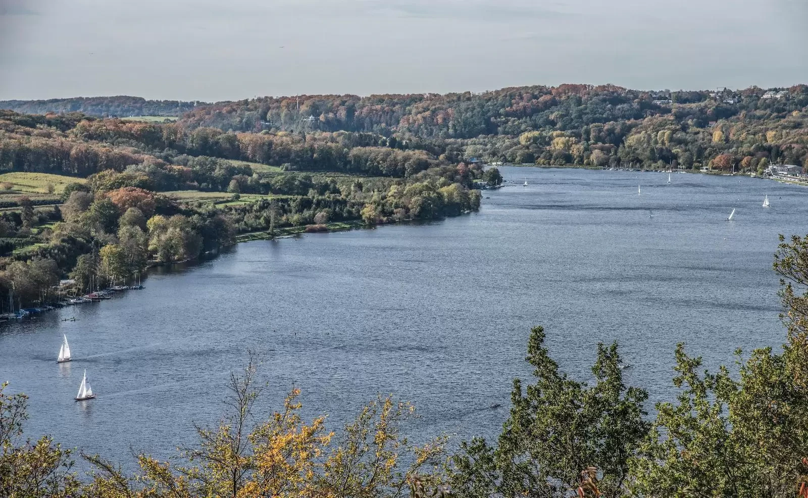 Korte Klippe – Panorama über dem Baldeneysee in Essen