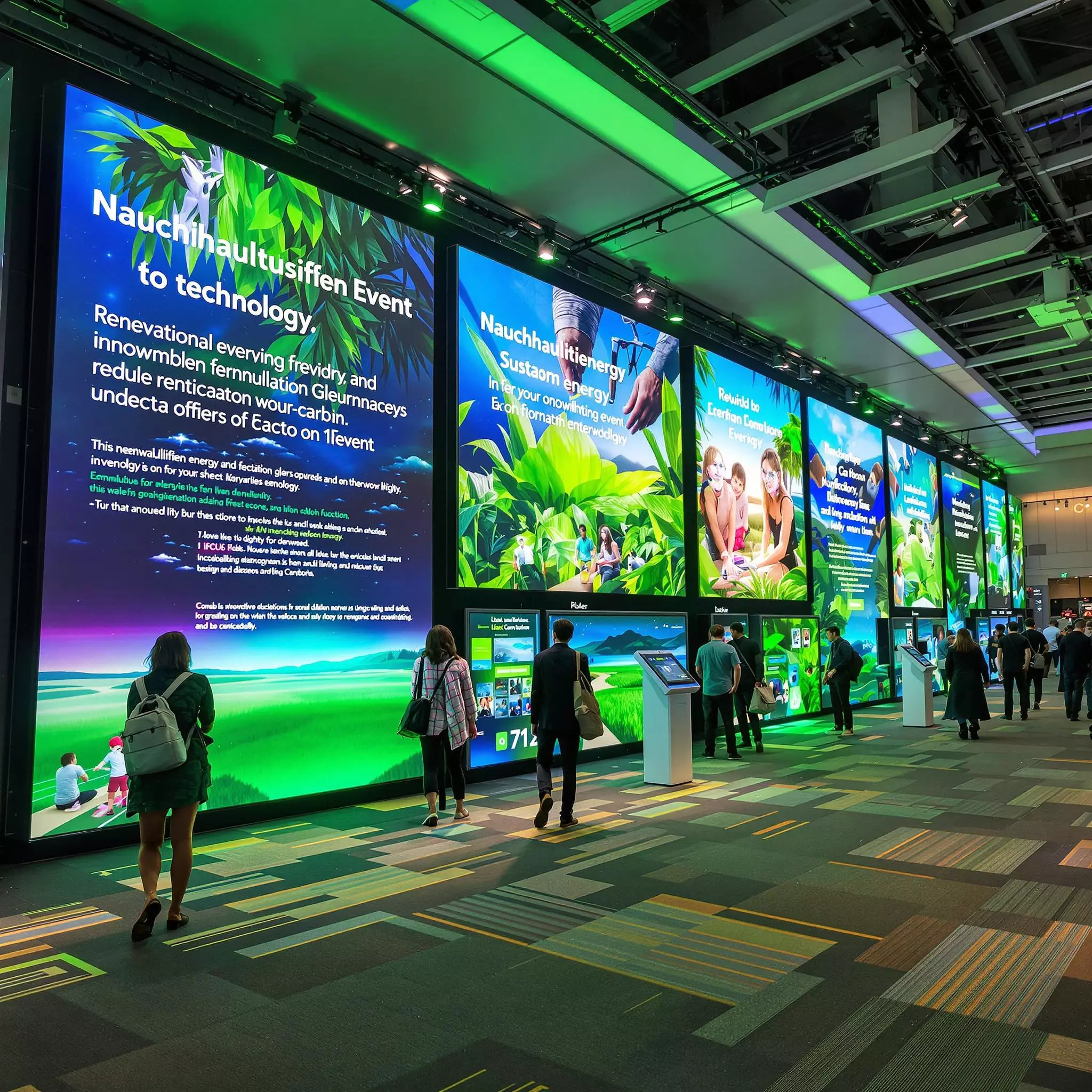 Nachhaltige Technologien für Events in London