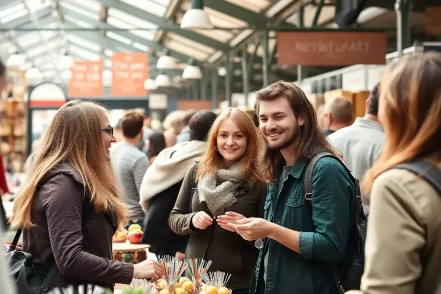 Handwerkskunst Markt am Viktualienmarkt in München