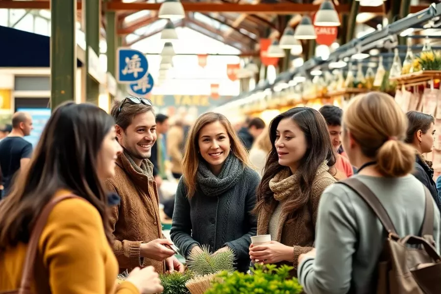 Handwerkskunst Markt am Viktualienmarkt in München