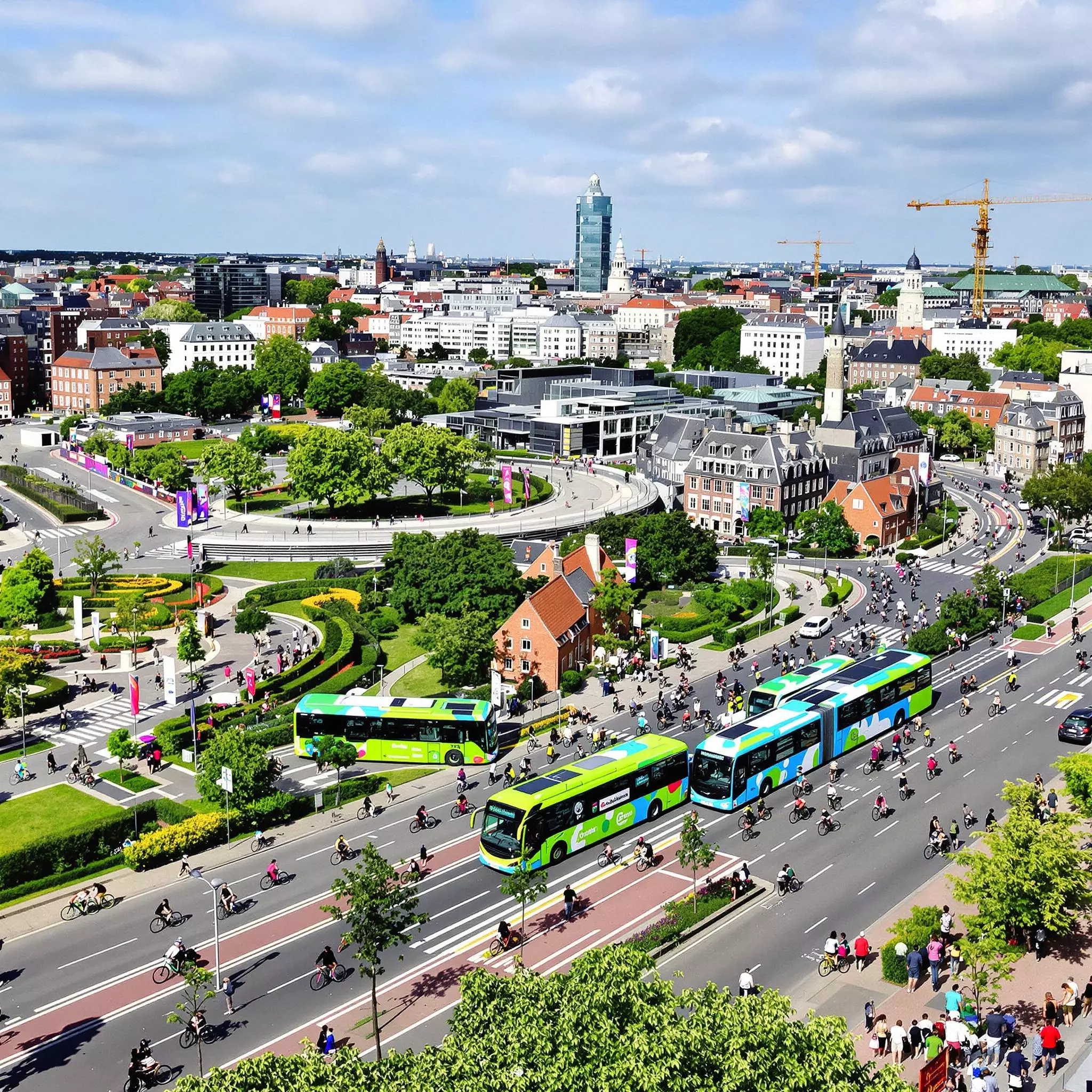 Grüne Mobilität für Eventbesucher in Kopenhagen