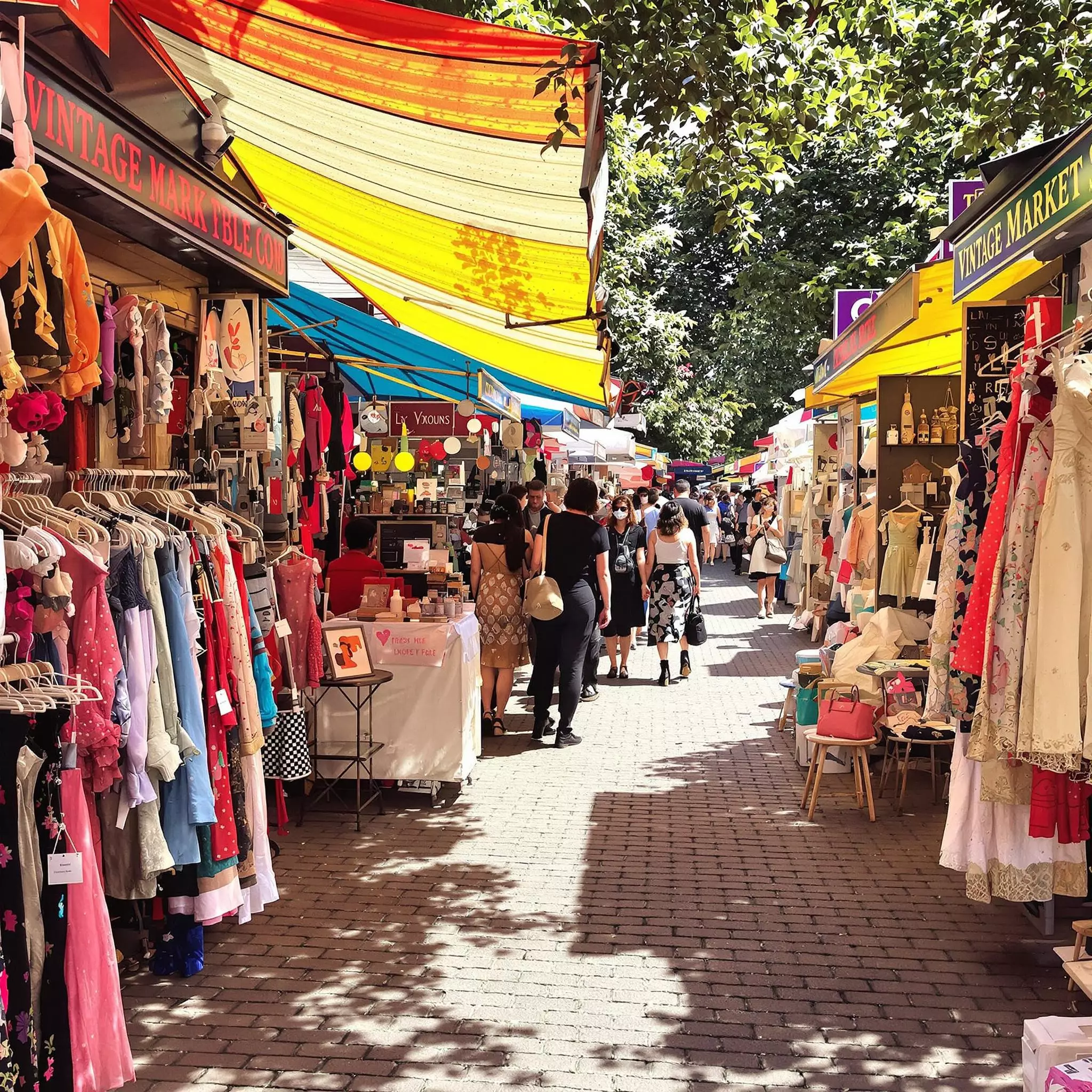 Mode und Lifestyle - Vintage-Märkte und Second-Hand-Shopping in London