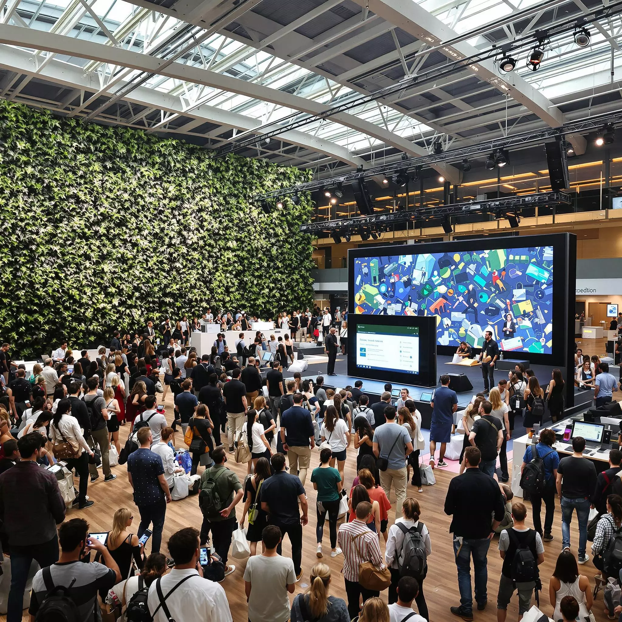 Nachhaltige Technologien für Events in London