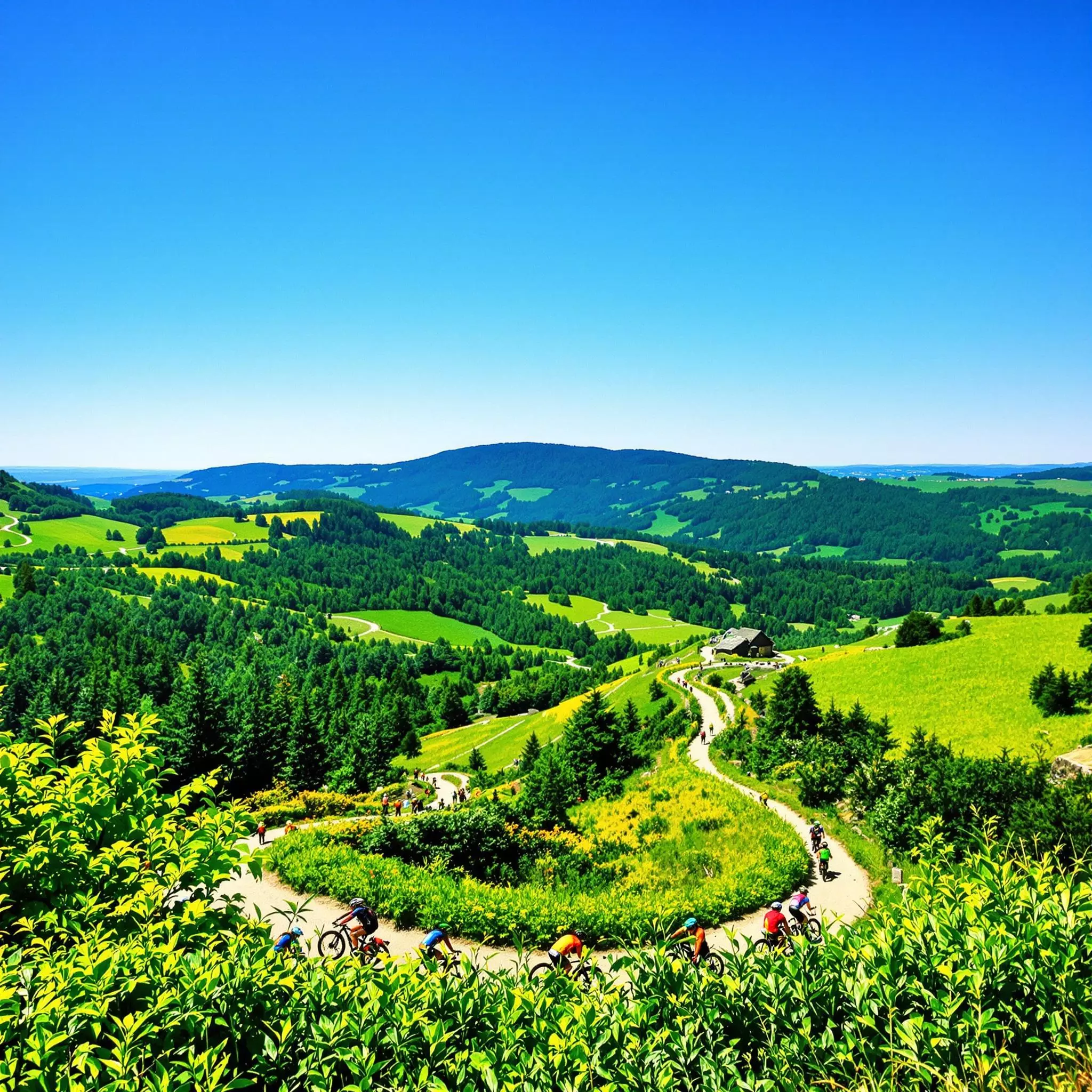 Mountainbiking auf den Trails des Harzes