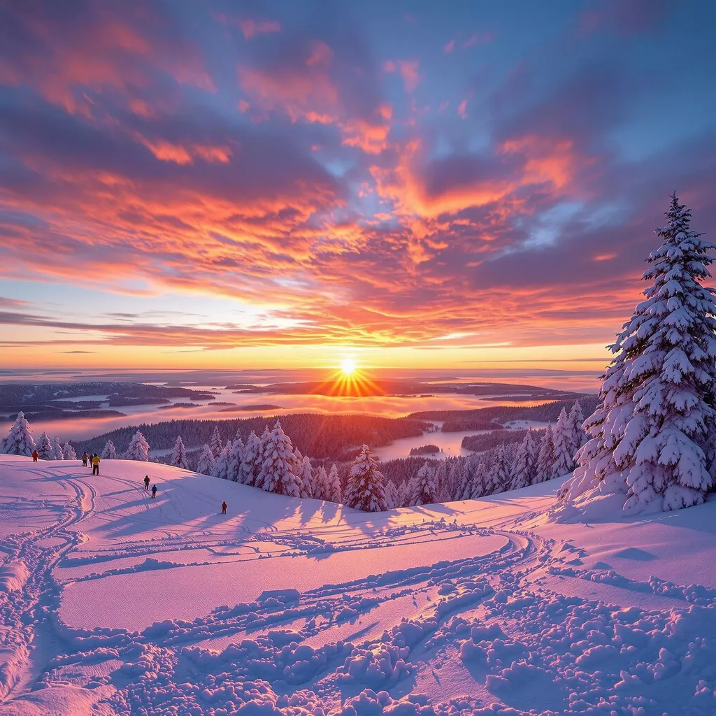 Bocksberg Hahnenklee - Skifahren auf dem Harz