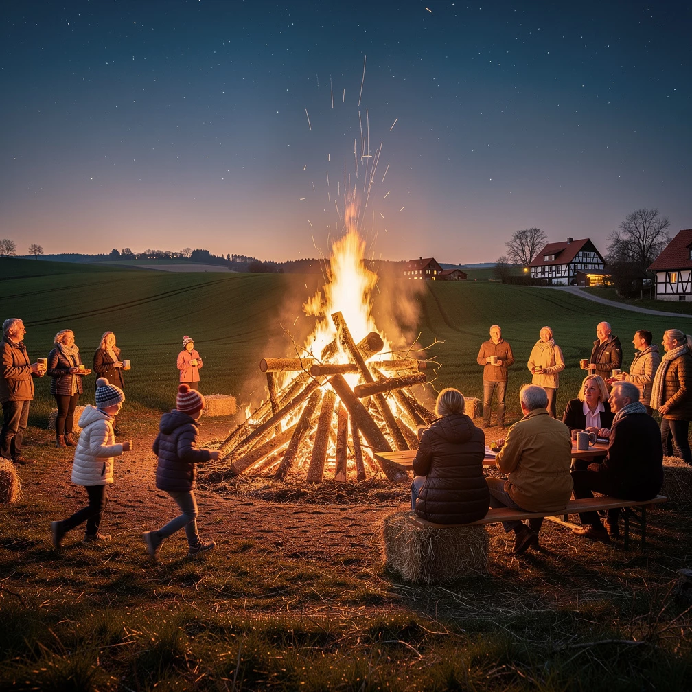Osterfeuer 2026: Die schönsten Orte Deutschlands für das Osterfeuer-Erlebnis