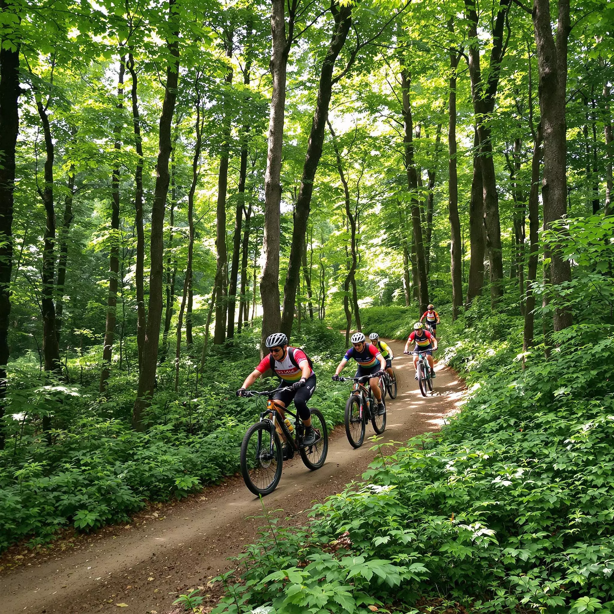 Mountainbiking auf den Trails des Harzes
