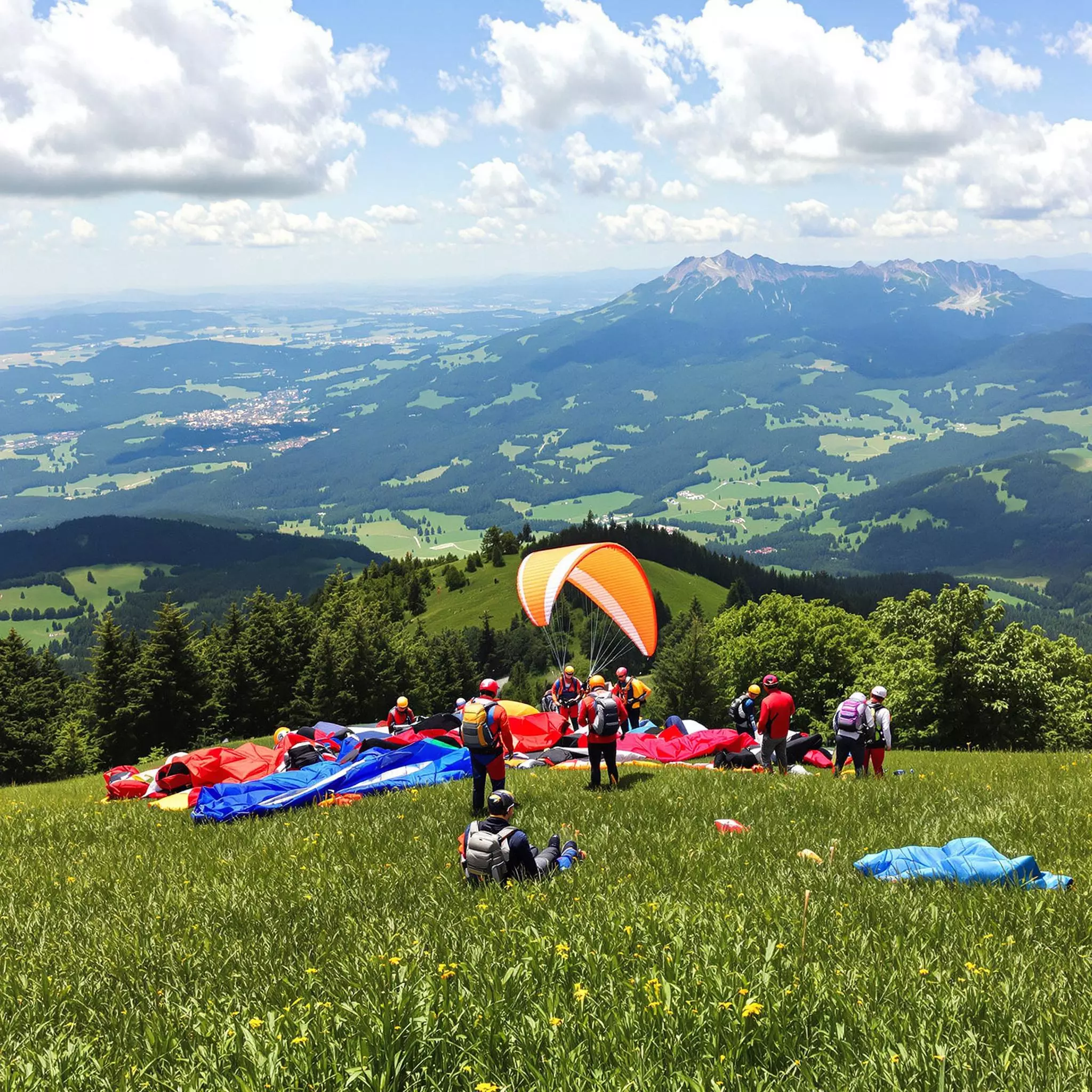 Gleitschirmfliegen über dem Harz: Ein luftiges Abenteuer