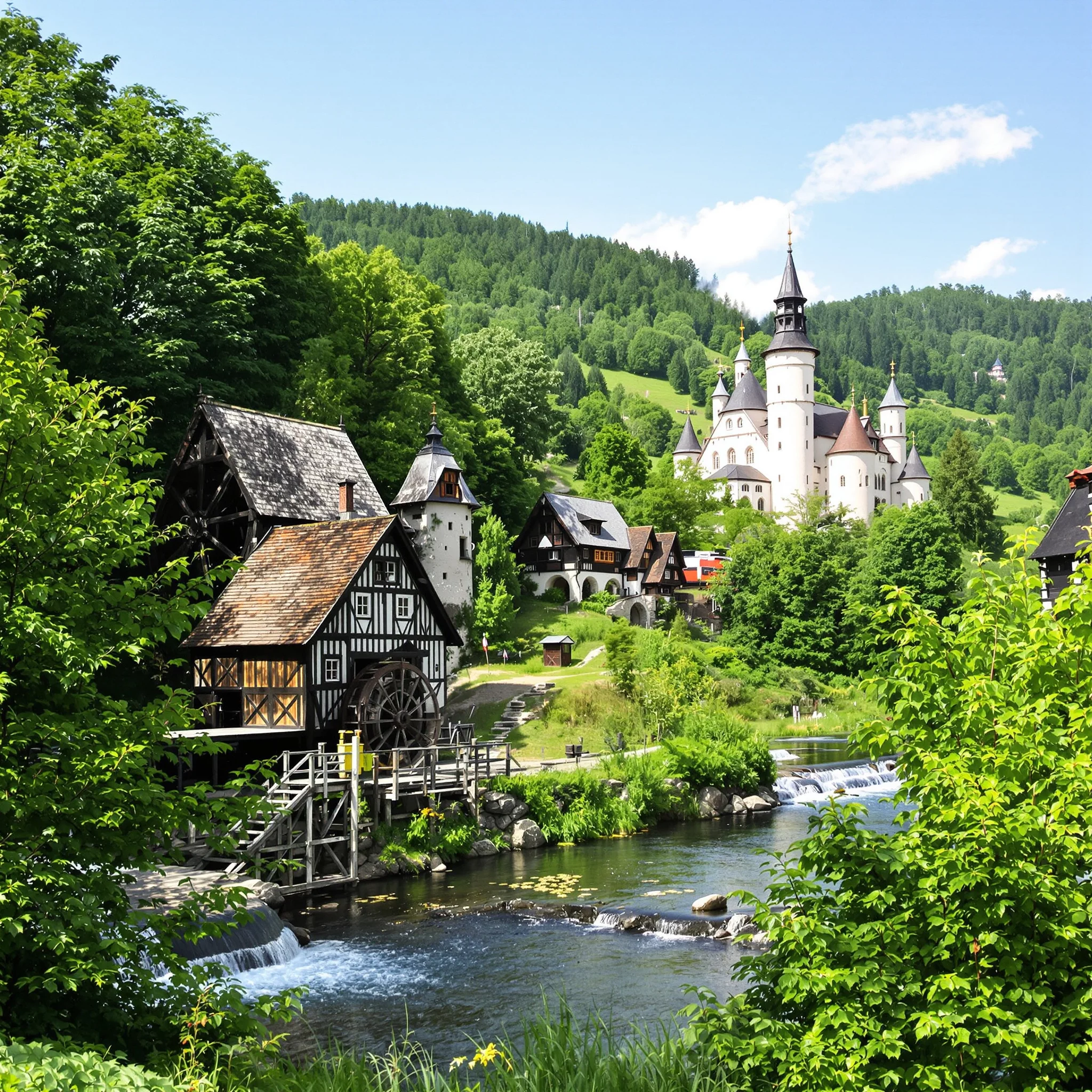 Harzer Mühlentour: Historische Wassermühlen entlang malerischer Routen entdecken