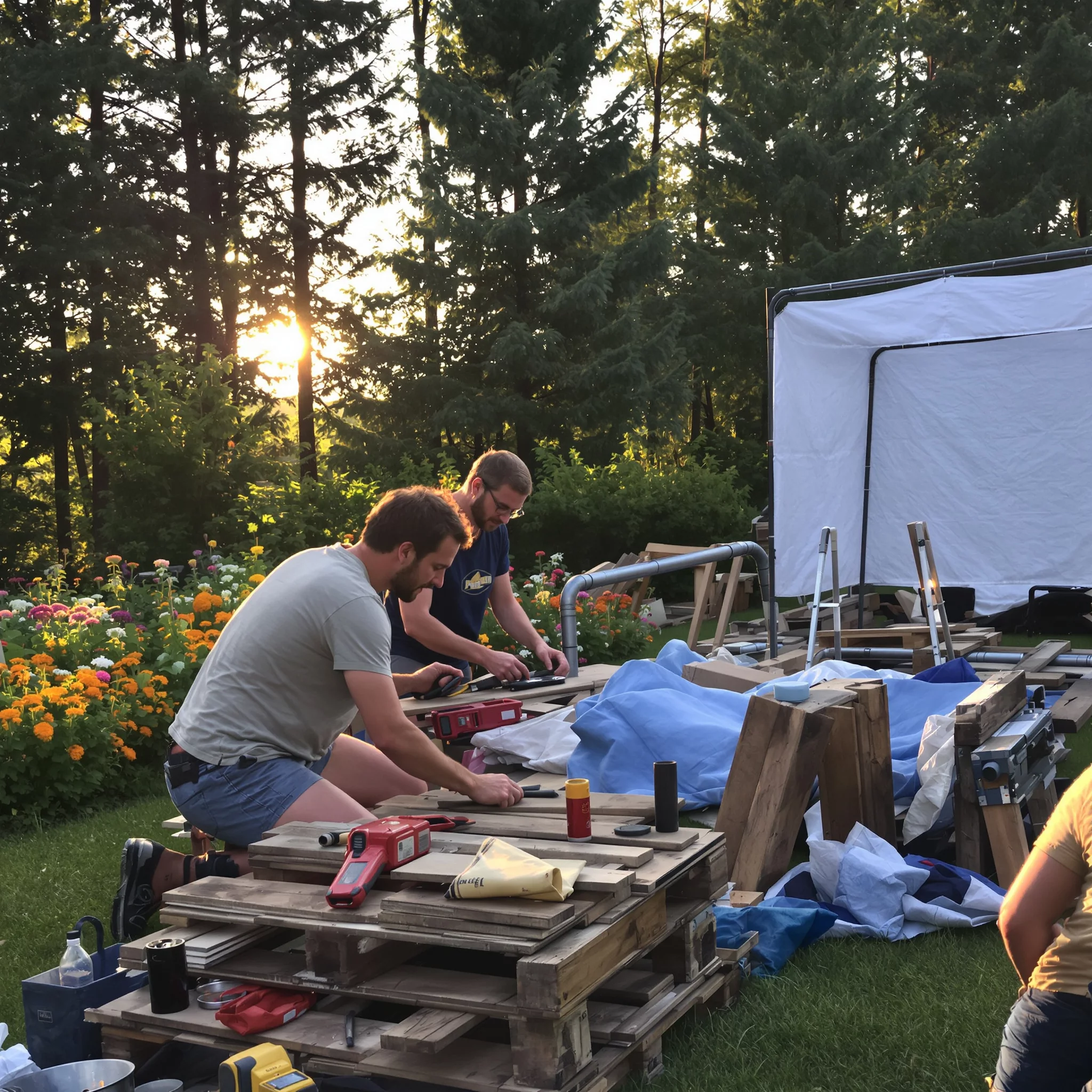 Do-it-yourself & smarte Upcycling-Ideen: Selbstbauprojekte für Garten, Camping und Freizeit – nachhaltig und kreativ