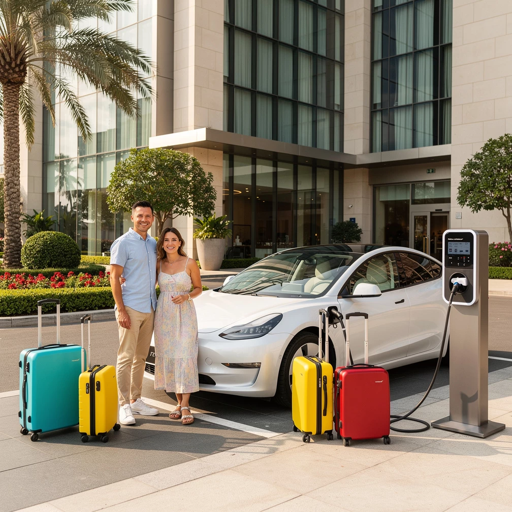 Mit dem E-Auto in den Urlaub: Hotels und Ladestationen clever planen