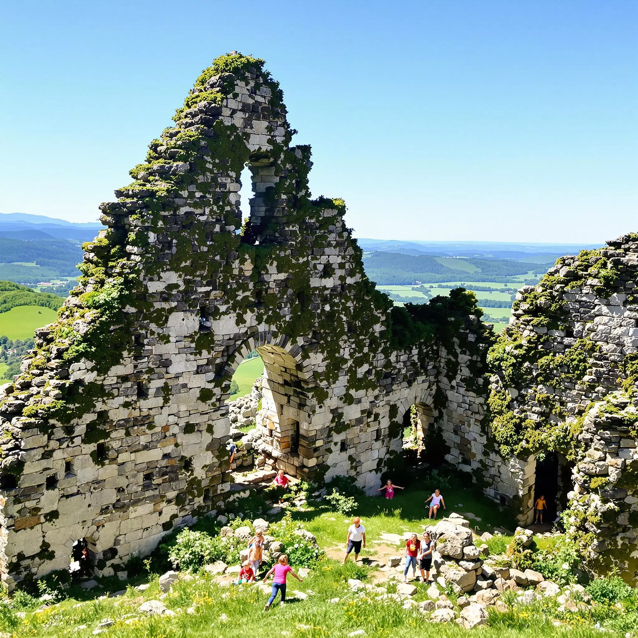 Bayerischer Wald - Burgruine Altnußberg bei Geiersthal