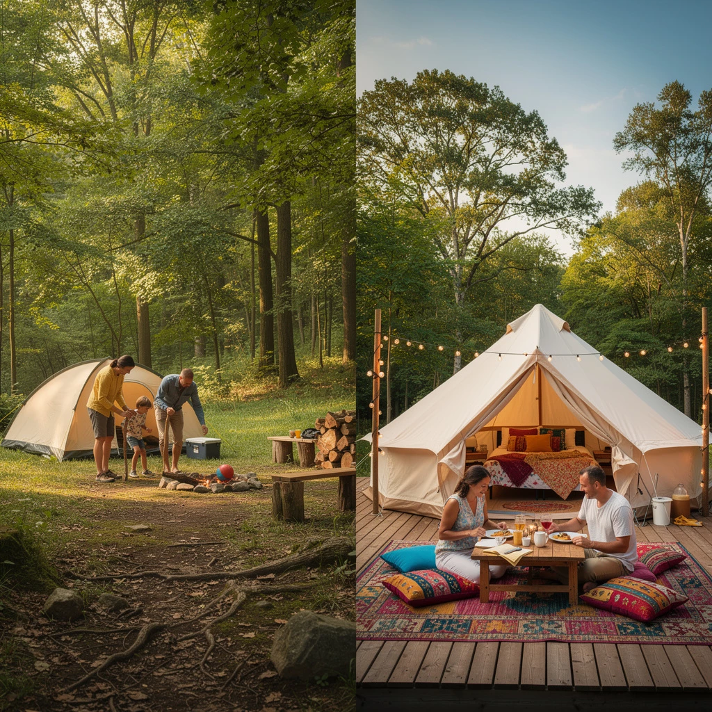 Camping oder Glamping? Was passt für meine Familie?