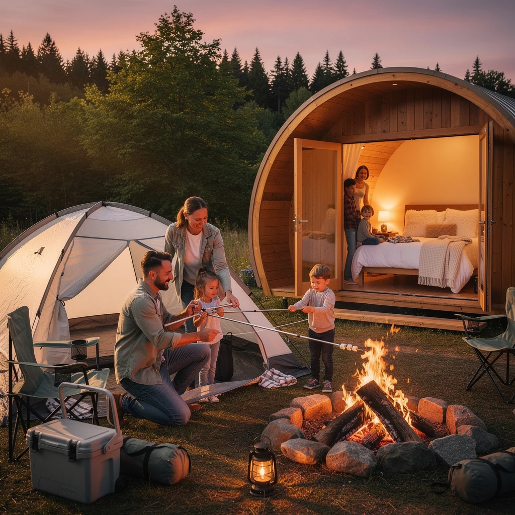 Camping oder Glamping? Was passt für meine Familie?