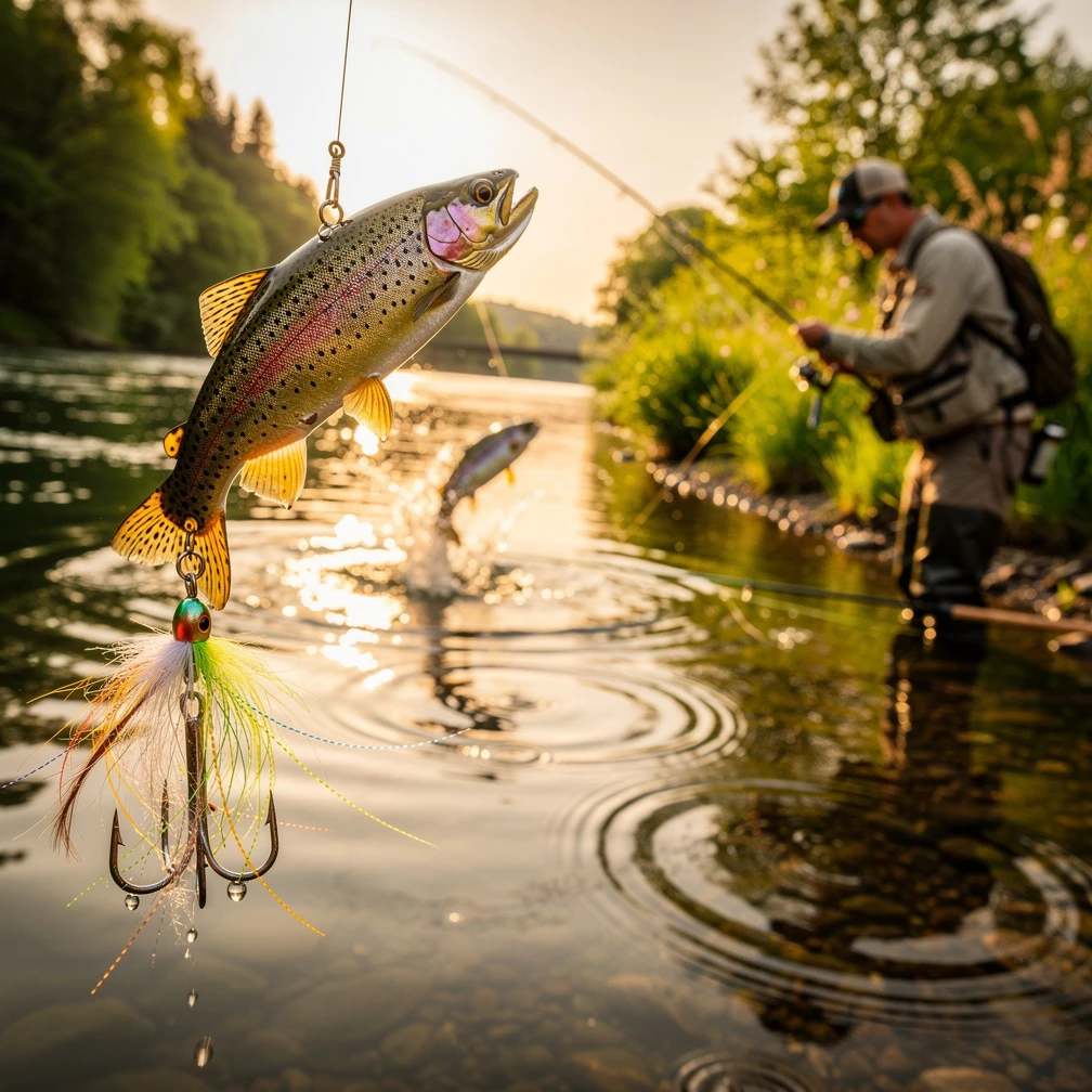 Forelle angeln: Effektivste Köder & Montagen im Jahreszeiten-Check