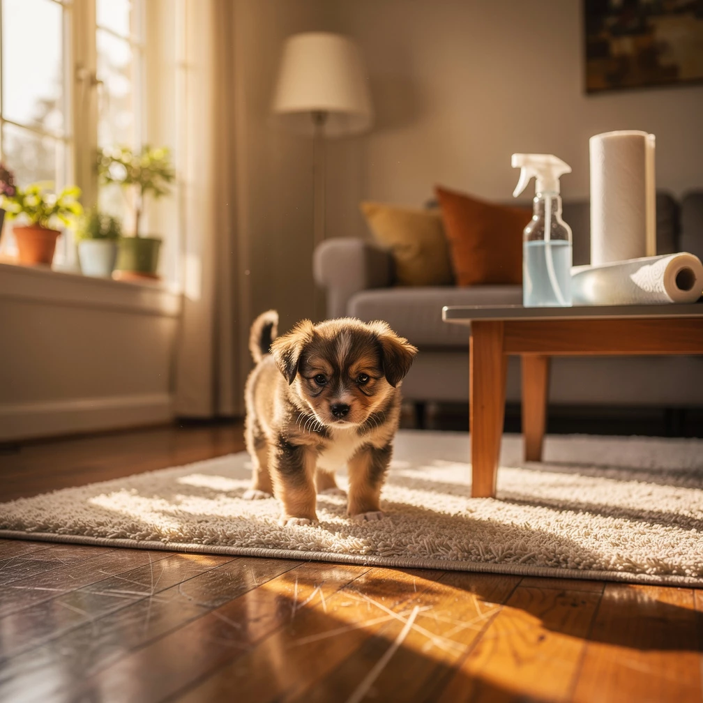 Der Hund pinkelt ständig ins Haus: Wie bekomme ich einen Welpen stubenrein?