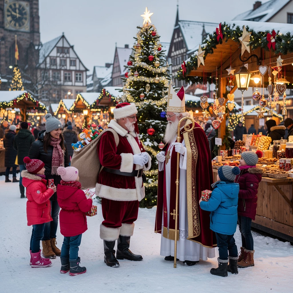 Wer ist eigentlich der Nikolaus und wer der Weihnachtsmann?