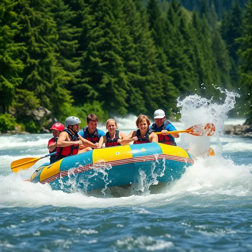 Wildwasser-Rafting im Bayerischen Wald