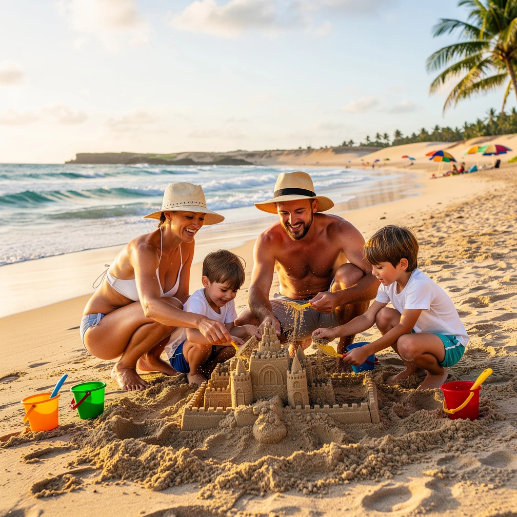 Günstiger Sommerurlaub mit Familie: Budgets für 4 Personen