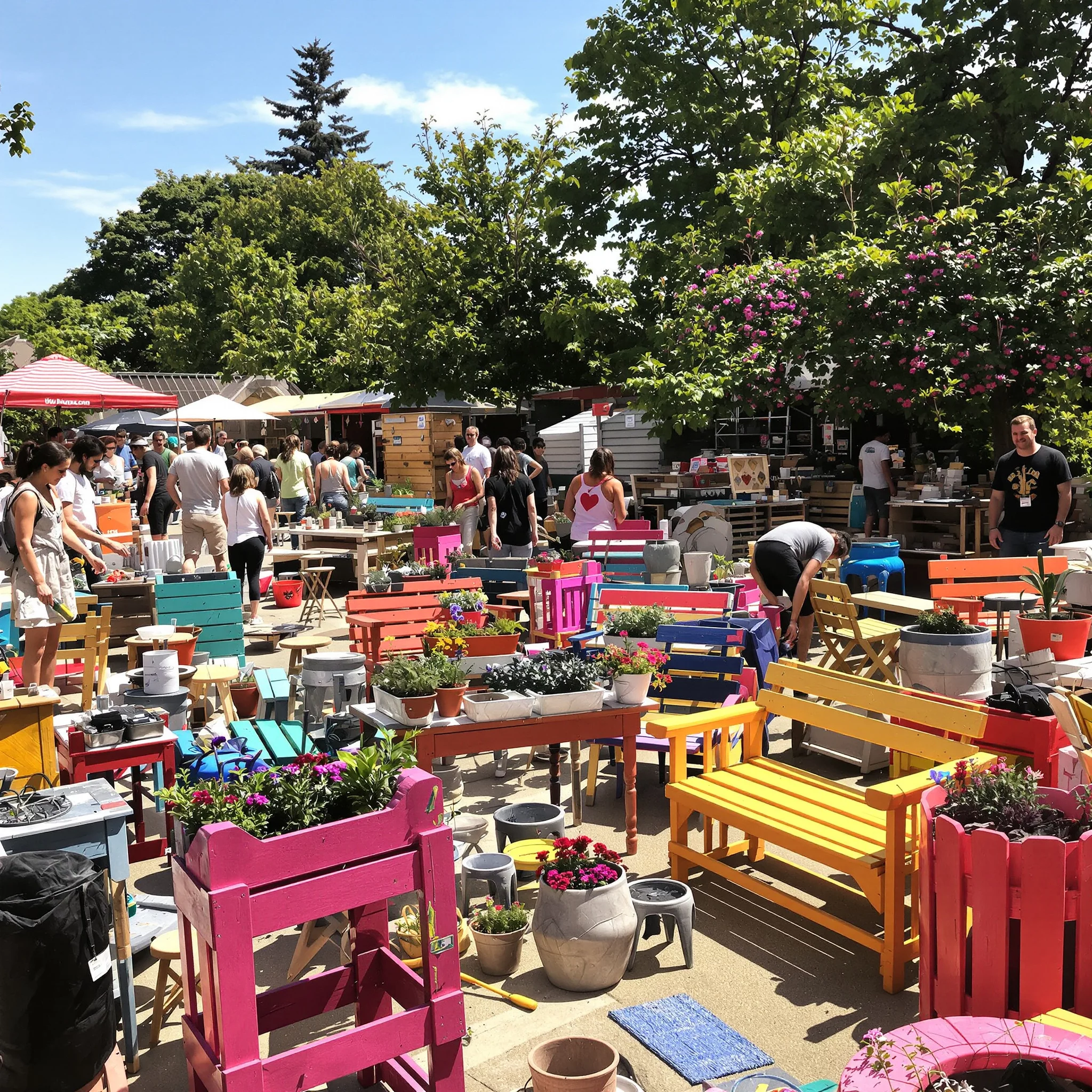 Do-it-yourself & smarte Upcycling-Ideen: Selbstbauprojekte für Garten, Camping und Freizeit – nachhaltig und kreativ