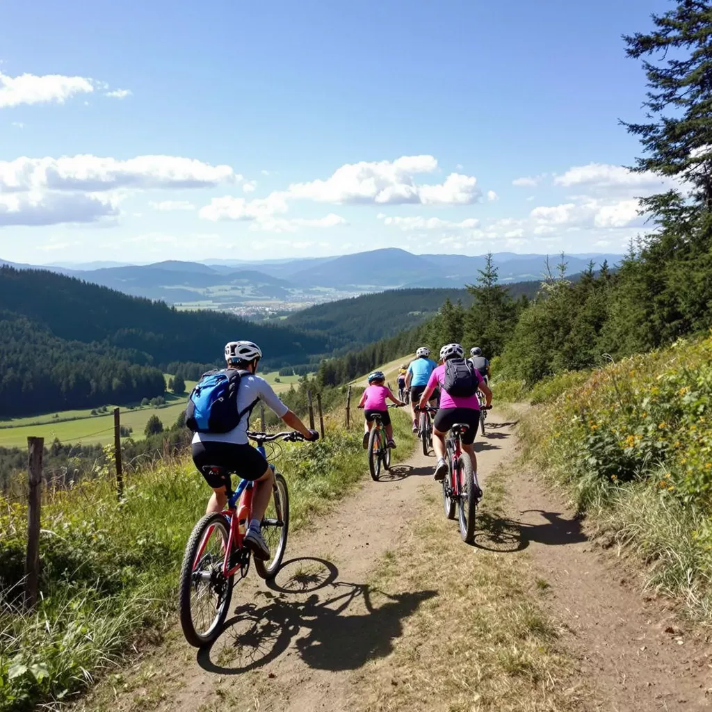 Mountainbike Action im Schwarzwald erleben