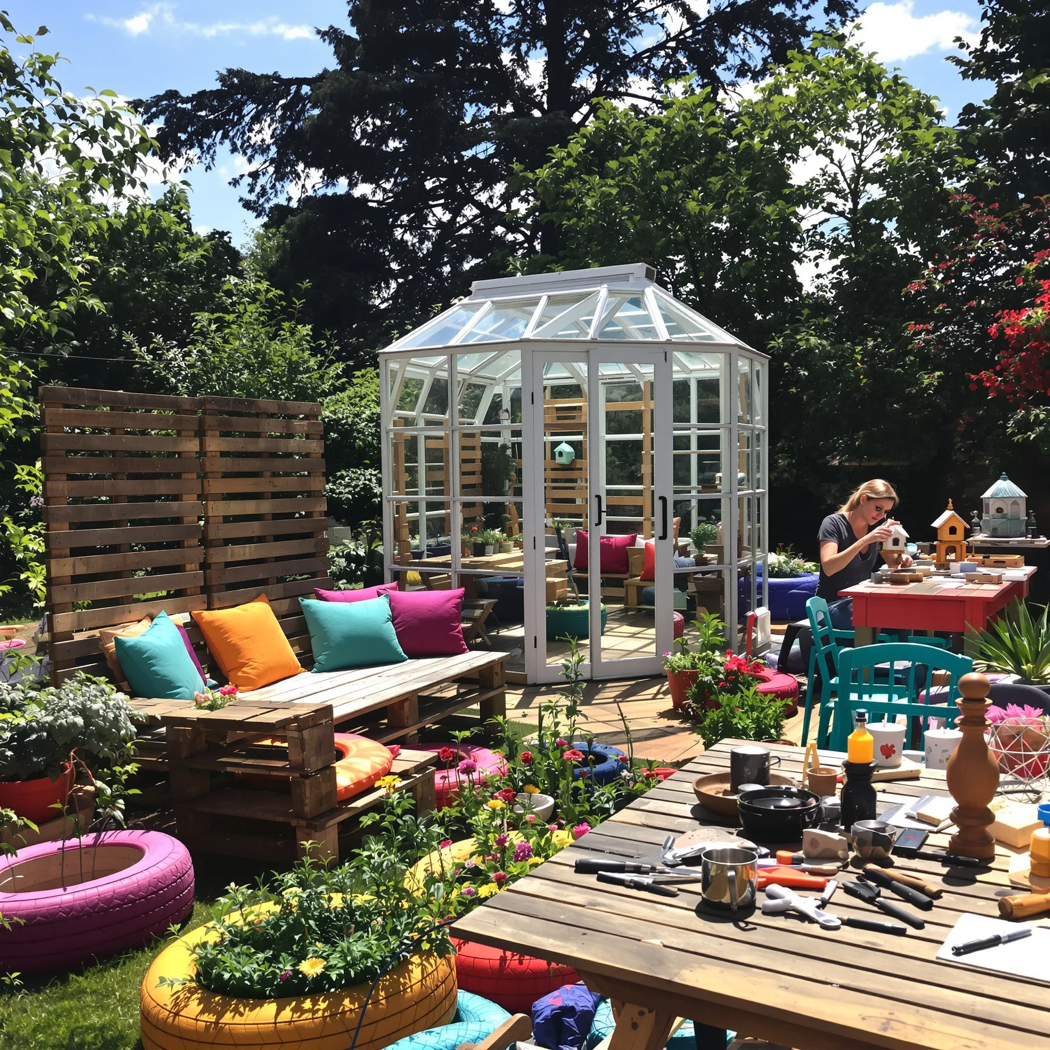 Do-it-yourself & smarte Upcycling-Ideen: Selbstbauprojekte für Garten, Camping und Freizeit – nachhaltig und kreativ