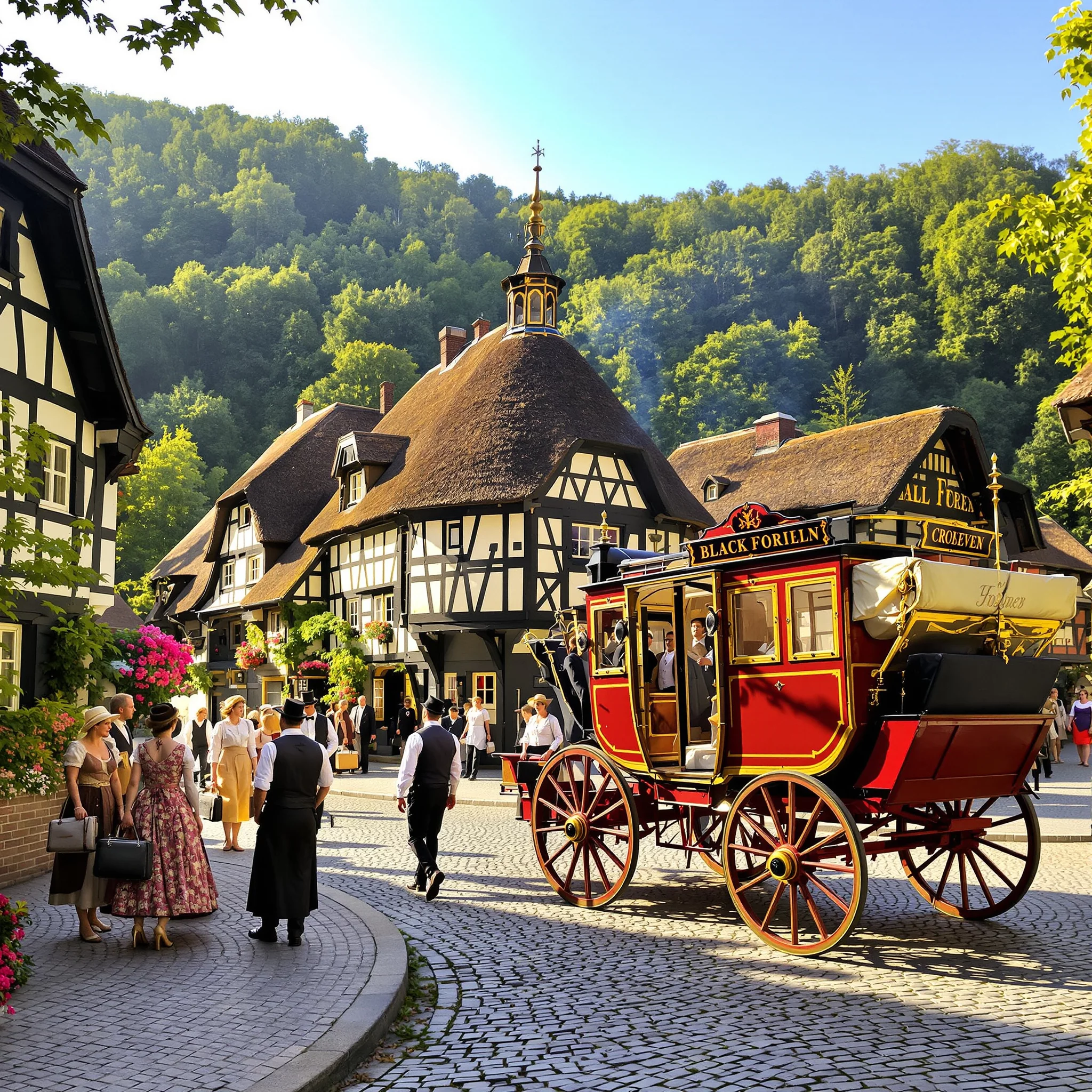 Die Schwarzwald-Postkutschenrouten: Wie Reisende früher die Region erlebten