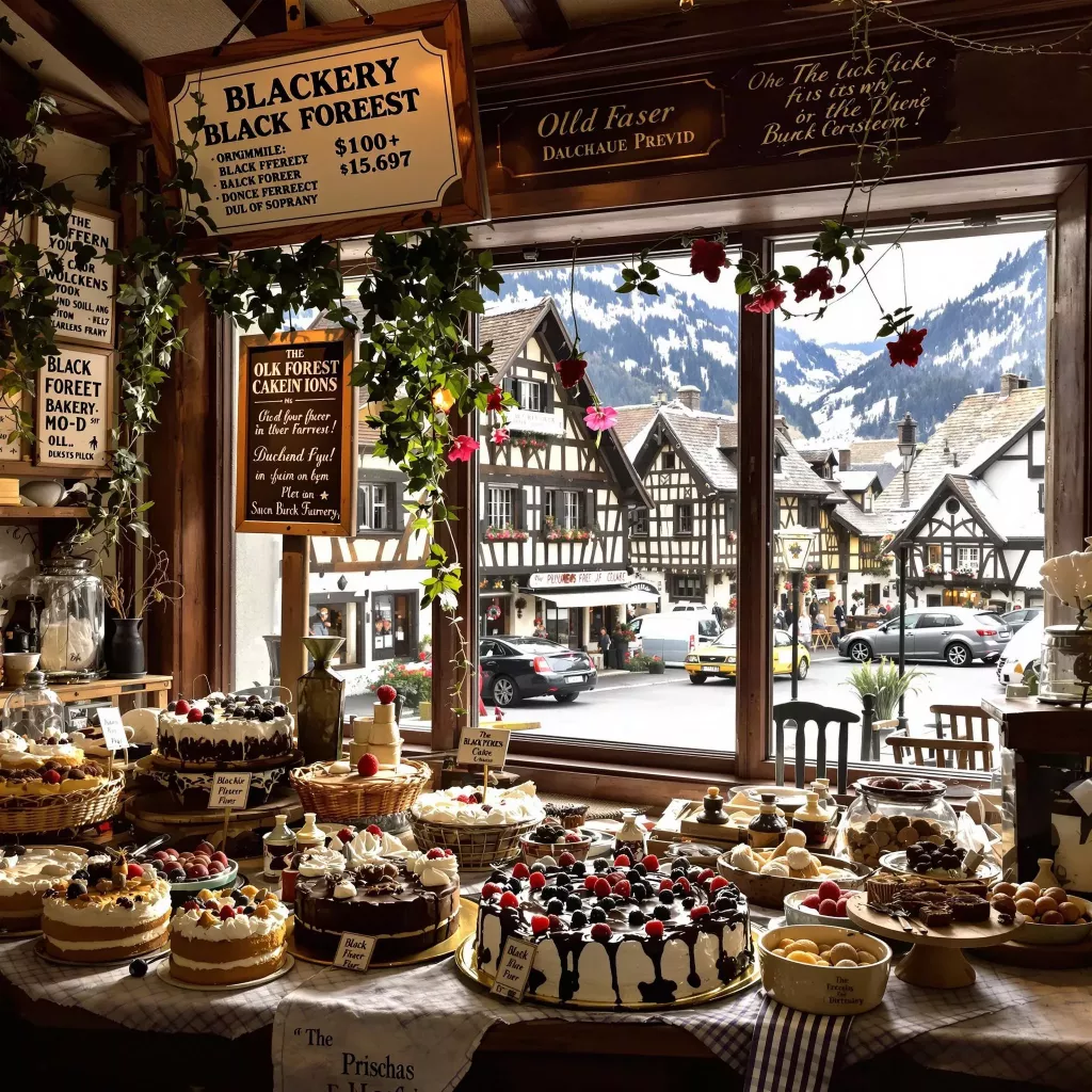 Schwarzwald Geschichte - Schwarzwälder Kirschtorte