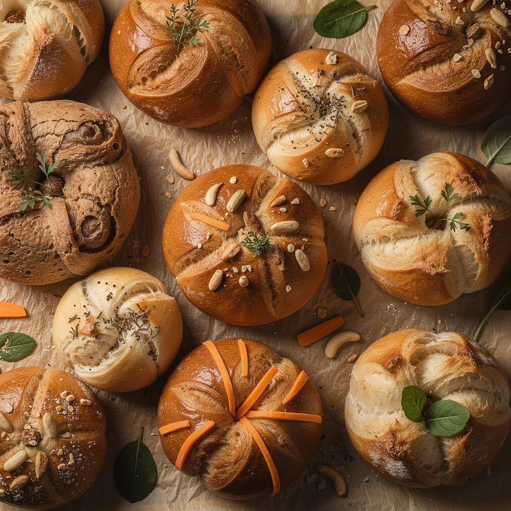 Sonntagsbrötchen mit Superfood: Genussvoll, nahrhaft und knusprig