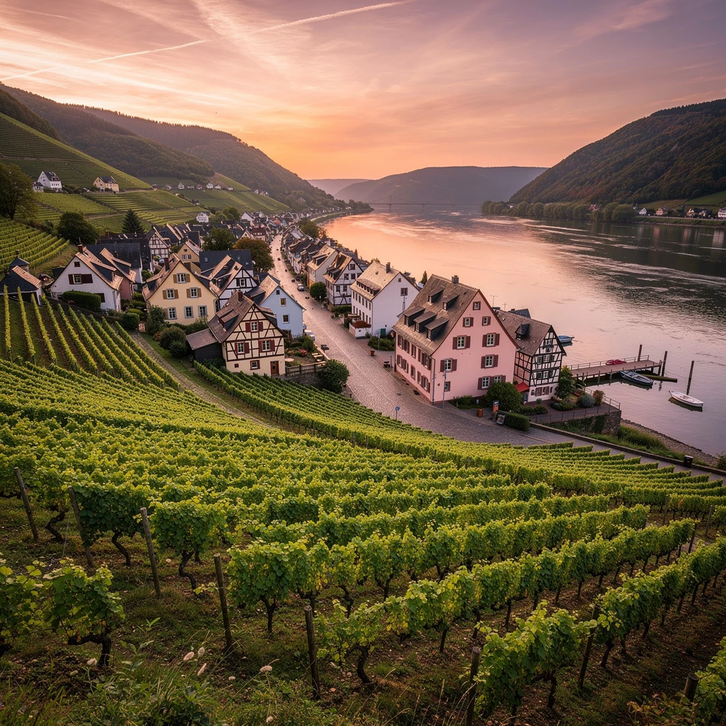 Ediger an der Mosel: Charmantes Dorf zwischen Weinbergen & Fluss