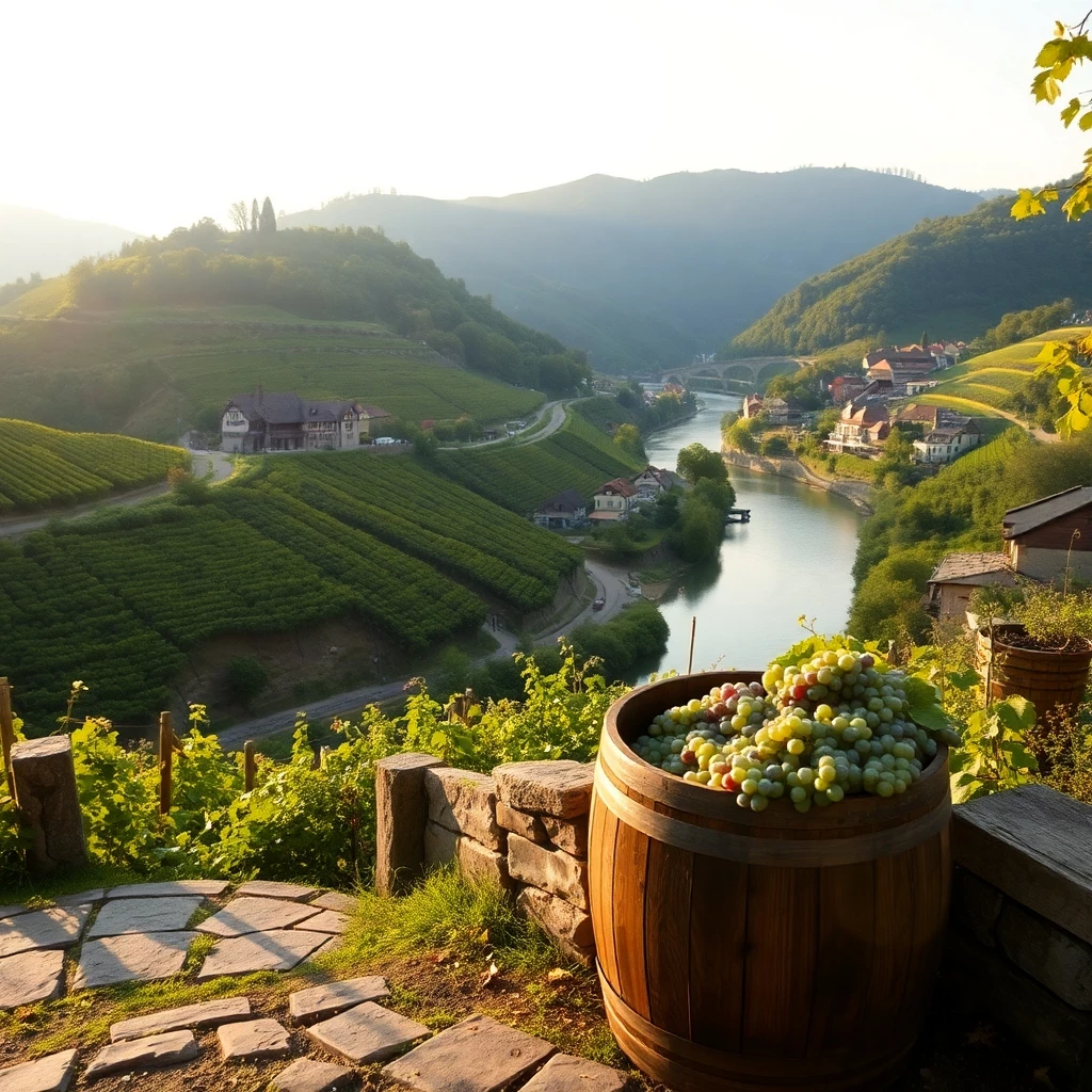 Langsame Reise entlang der Mosel