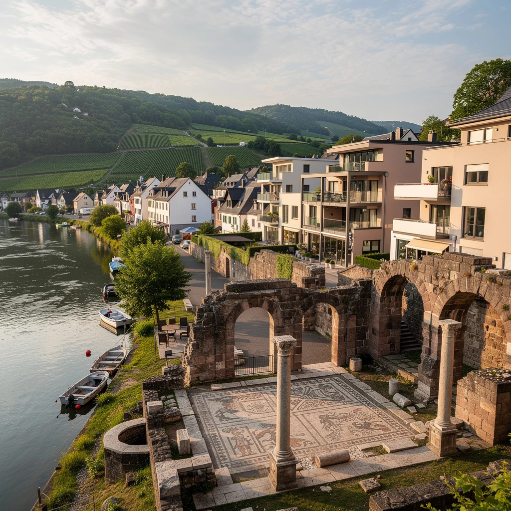 Longuich an der Mosel: Römische Spuren & moderne Lebensart