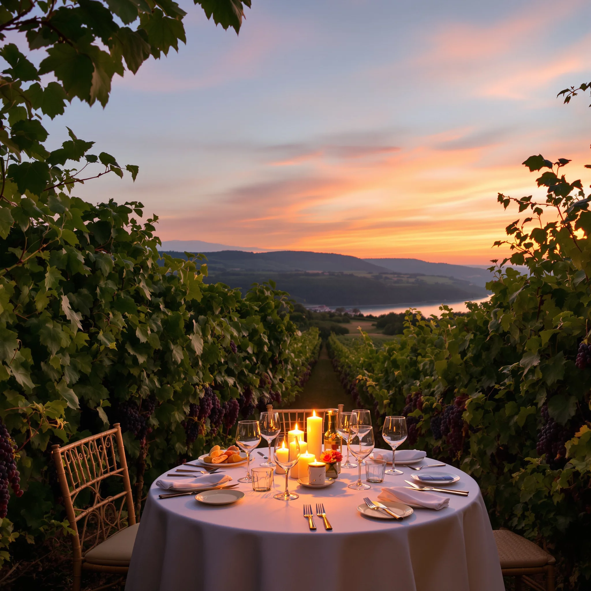 Dinner in den Weinbergen: Moselromantik pur
