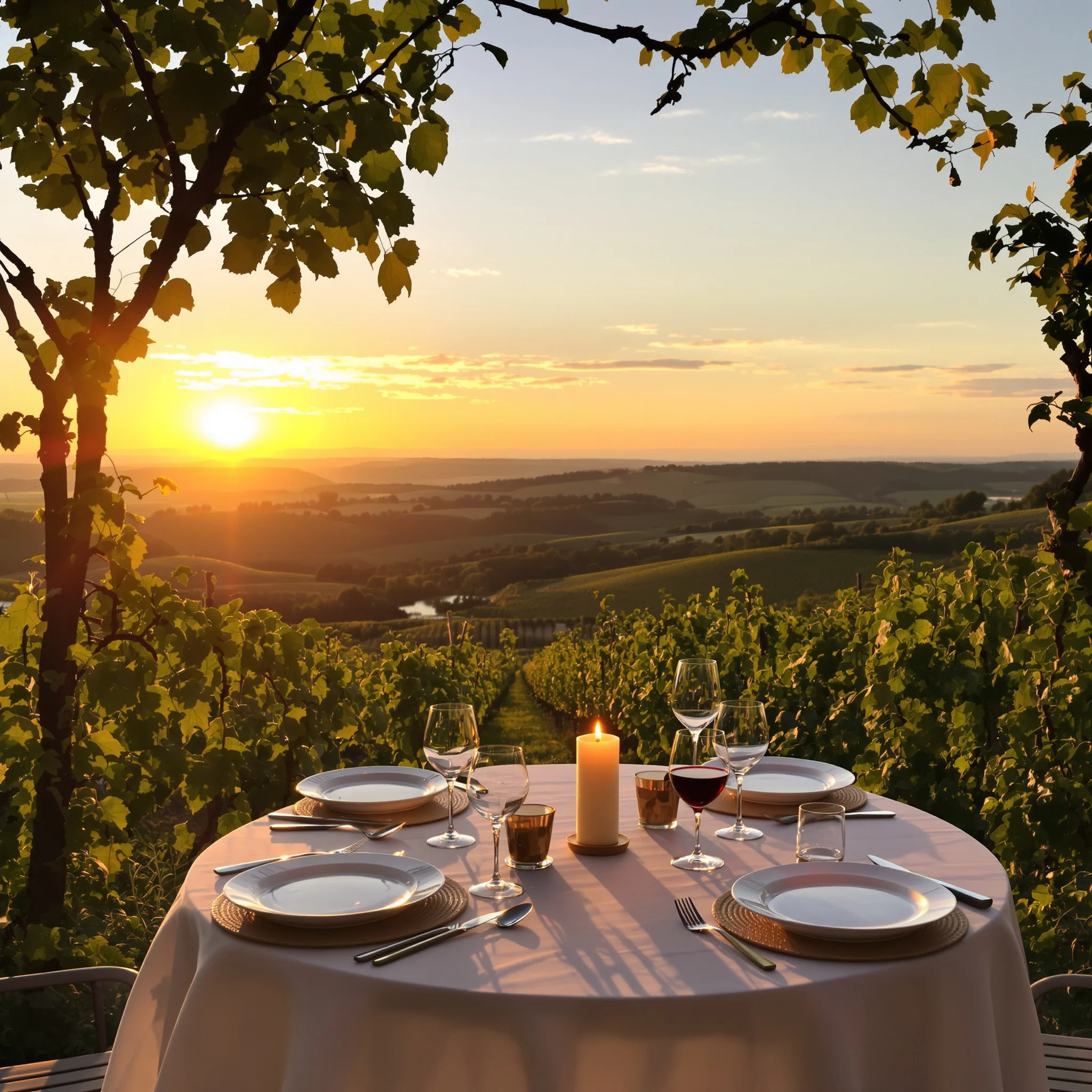 Dinner in den Weinbergen: Moselromantik pur