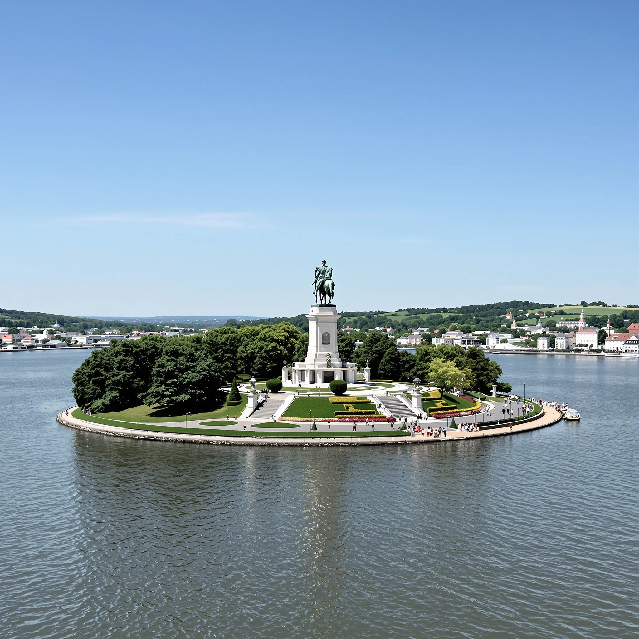 Deutsches Eck Koblenz: Treffpunkt von Rhein und Mosel