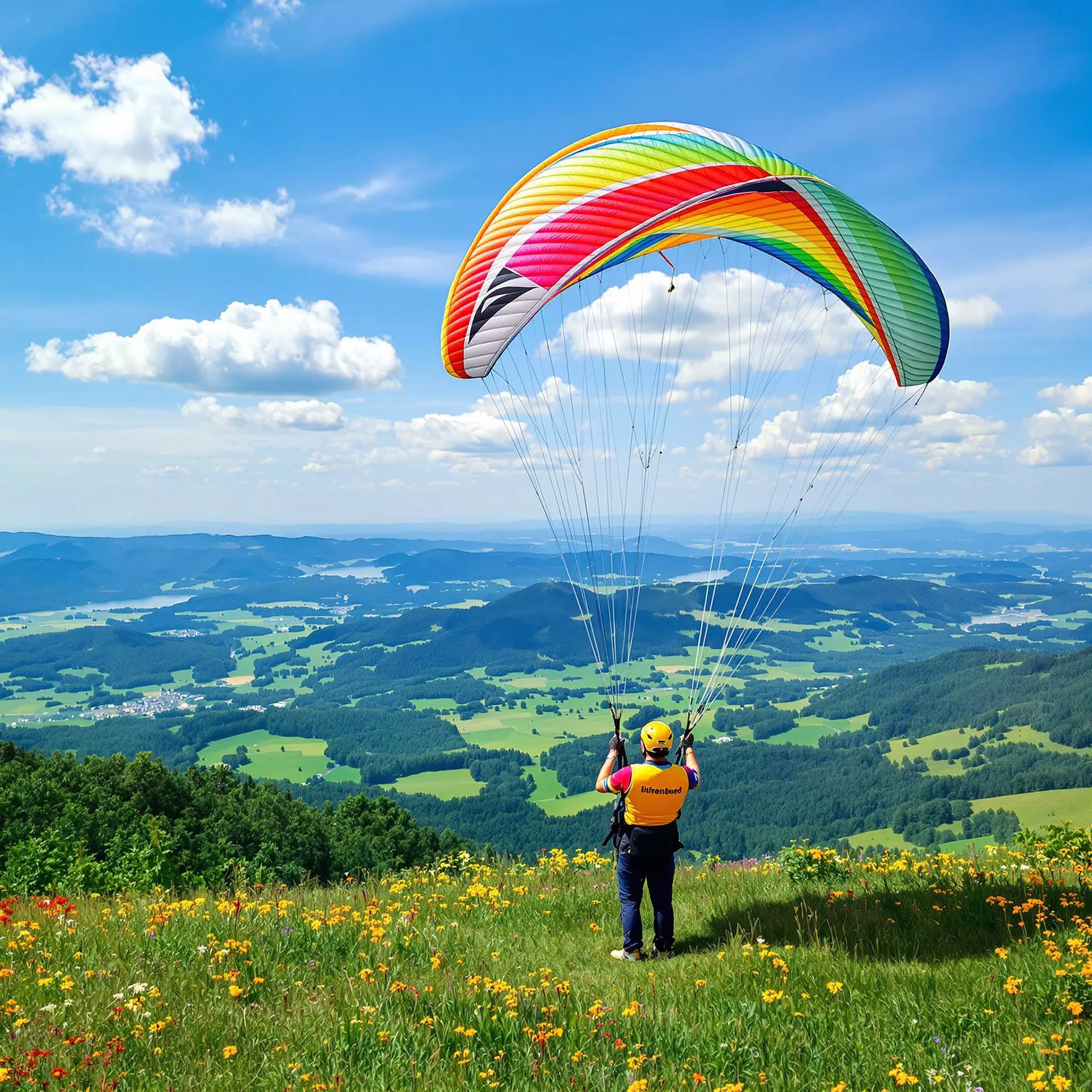 Gleitschirmfliegen über den Inselsberg: Ein atemberaubendes Abenteuer