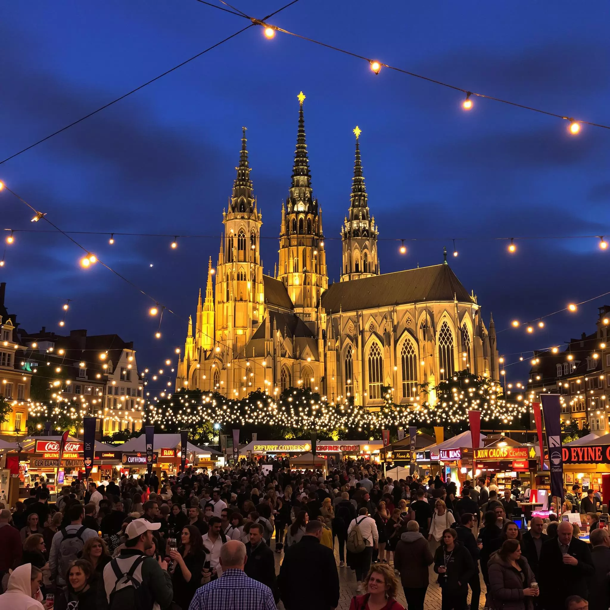 Erfurt Domplatz - Ein magischer Ort mit 700 Jahren Geschichte