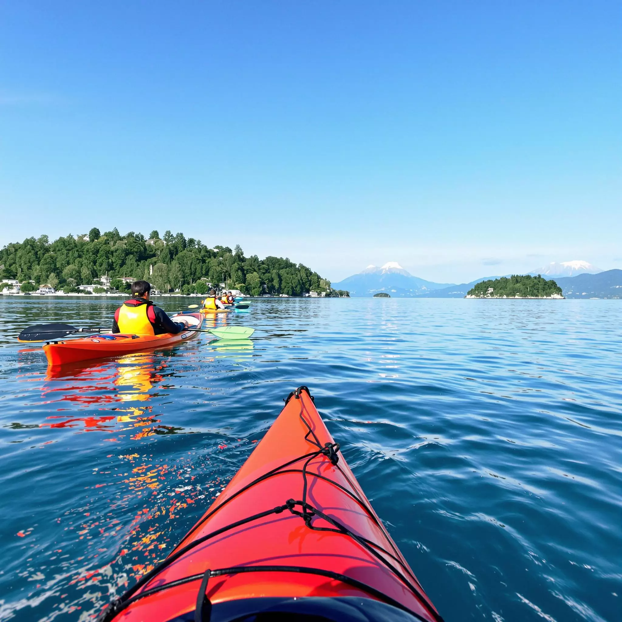 Kajakfahren rund um die Inseln des Bodensees