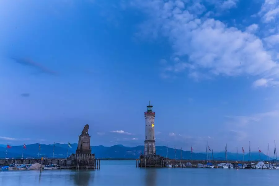 Fahrt mit dem Zeppelin über den Bodensee