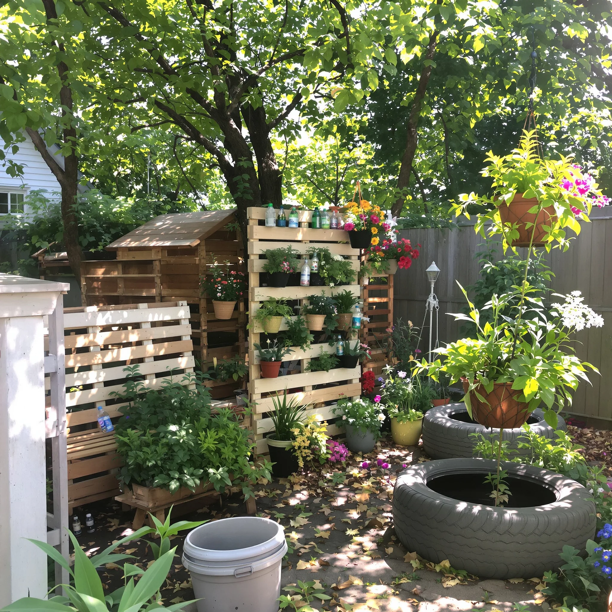 Do-it-yourself & smarte Upcycling-Ideen: Nachhaltige Selbstbauprojekte für Garten, Camping und Freizeit